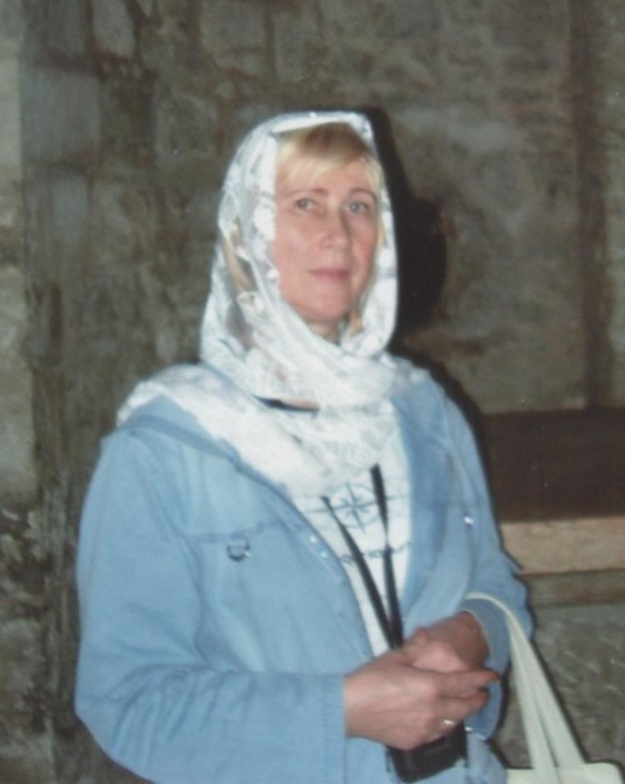 Регина Ивановна в паломничестве на Святой Земле